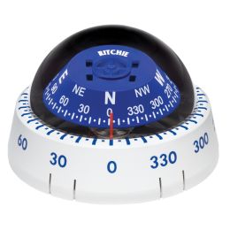 RITCHIE XP-99W KAYAKER COMPASS SURFACE MOUNT - WHITE