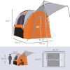 Outsunny Truck Bed Tent for 5'-5.5' Bed, Waterproof Tent with Awning, Portable Pickup Truck Tent for 2-3 Persons