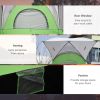 Outsunny  2-3 Persons Truck Bed Tent for 5'-5.5' Bed with Awning, Portable Pickup Truck Tent