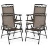 Set of 4 Patio Folding Chairs