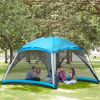 Outsunny 12' x 12' Screen Tent, 8 Person Camping Tent with Carry Bag and 4 Mesh Walls for Hiking, Backpacking