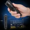 5.3oz Small & Extremely Zoomable LED Tactical Handheld Flashlight with Knife