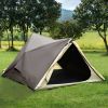 Outsunny 2-3 People Easy Pop Up Tents for Camping, Automatic Instant Tent, Portable with Carry Bag, Windows and Doors