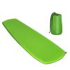 Inflatable Sleeping Pad with Carrying Bag-Green - Color: Green