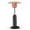 11 000 BTU Portable Tabletop Propane Patio Standing Heater-Black