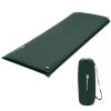 Self-inflating Lightweight Folding Foam Sleeping Cot with Storage bag-Green - Color: Green