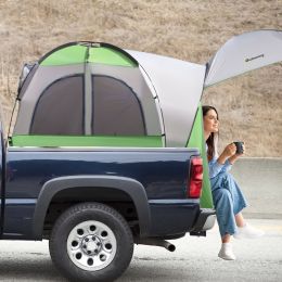 Outsunny  2-3 Persons Truck Bed Tent for 5'-5.5' Bed with Awning, Portable Pickup Truck Tent